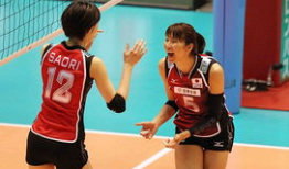 日本女排队员照片,坚毅身影诠释体育精神