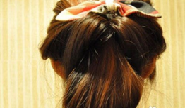 韩式盘发发型图片